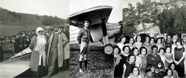 Blériot, Ramón Franco y Lindbergh