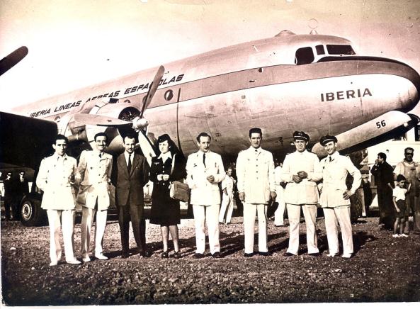 Vuelo_inaugural_Iberia_Madrid_-_Buenos_Aires_(1946)